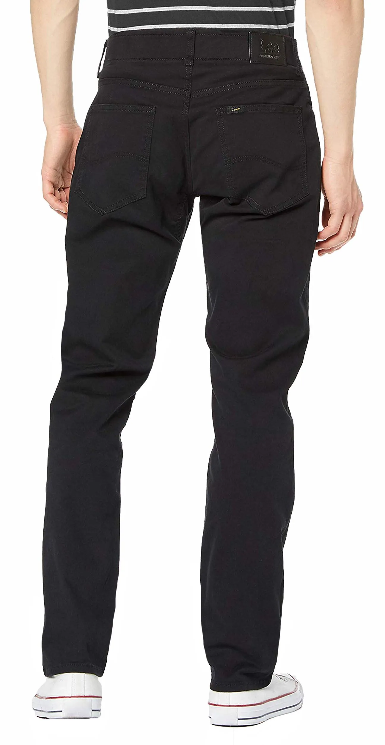 Lee Extreme Motion Straight Twill Stretch Chino Jeans Black