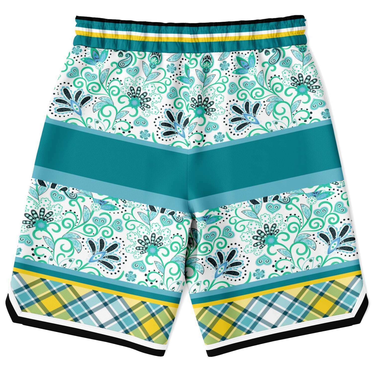 Lemon Zest Unisex Basketball Shorts