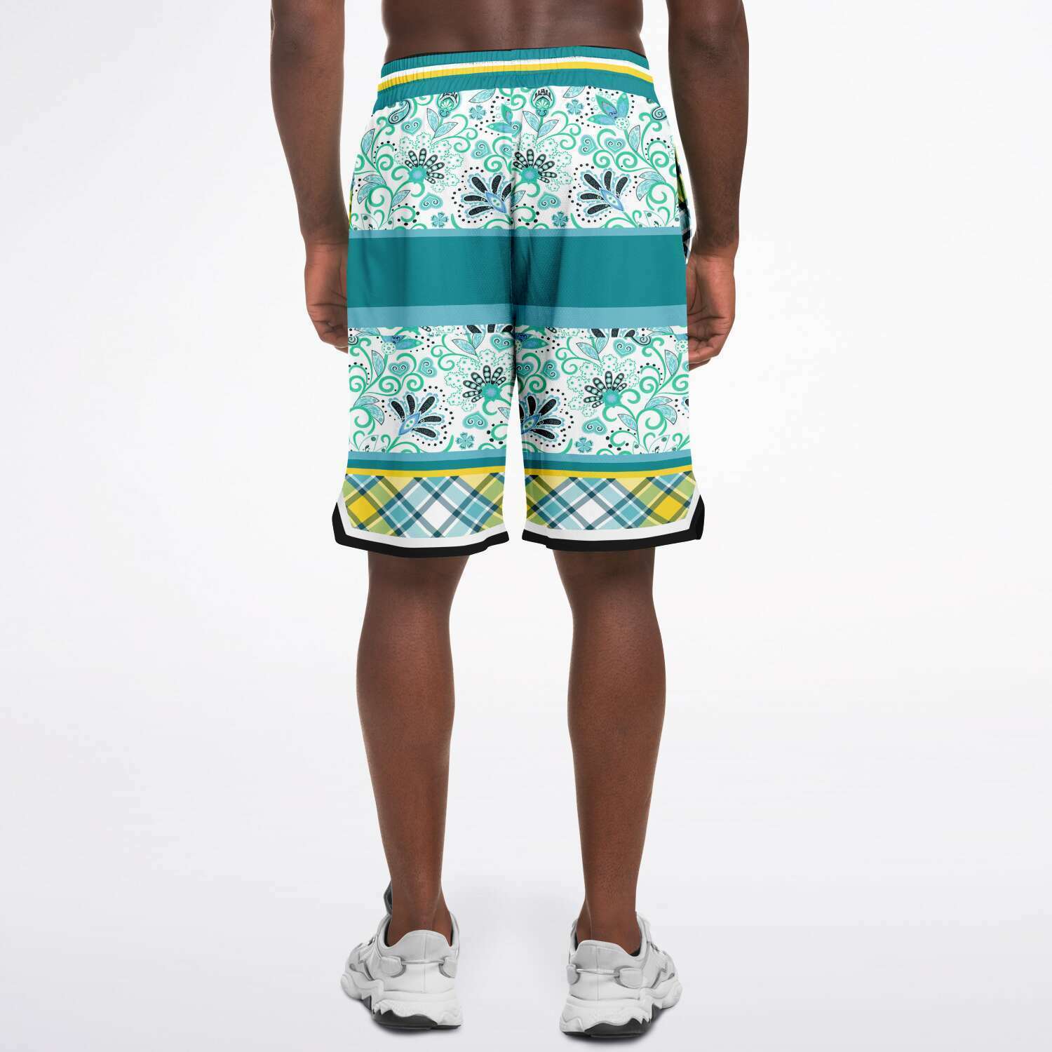 Lemon Zest Unisex Basketball Shorts