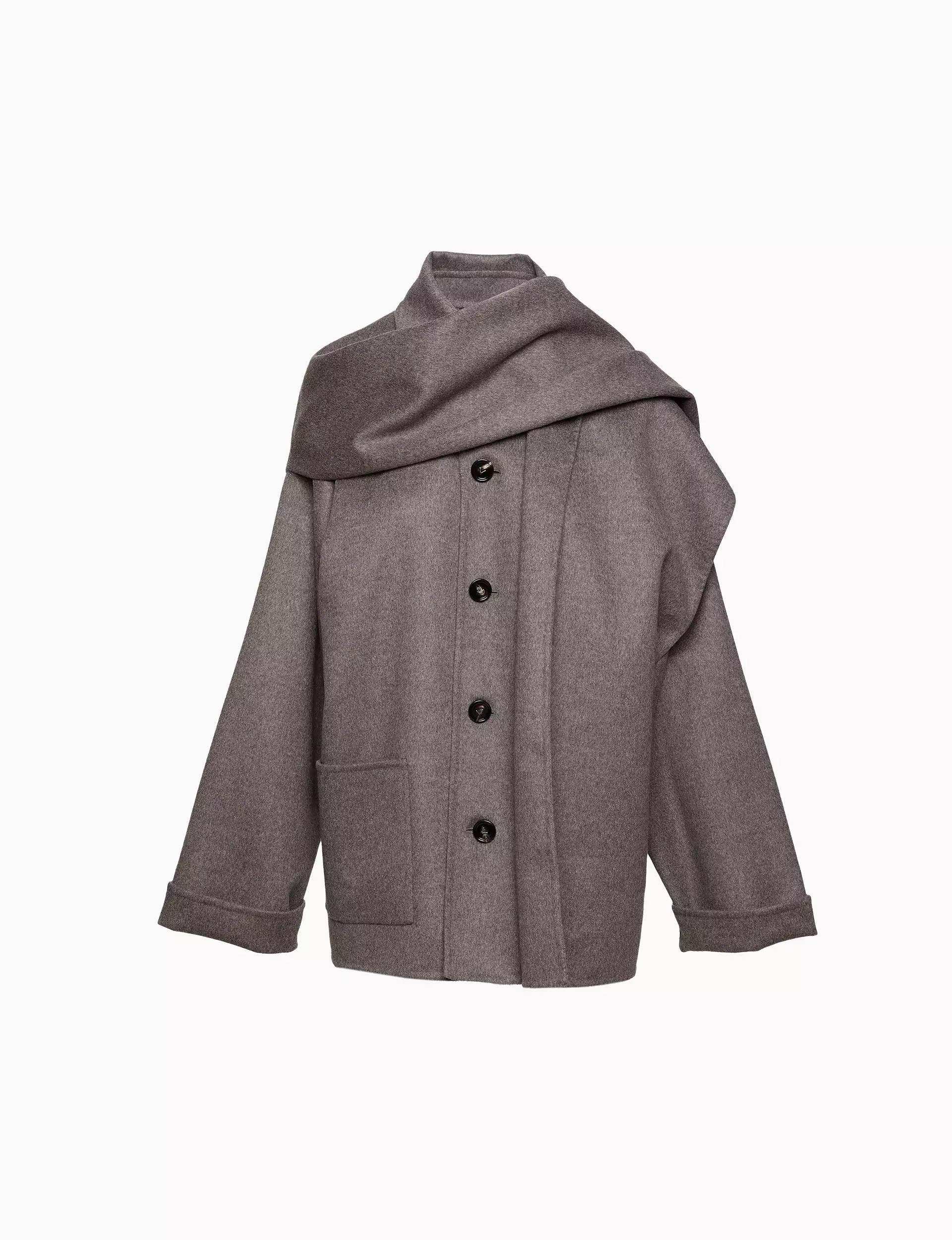 Light Double Wool Cashmere Jacket