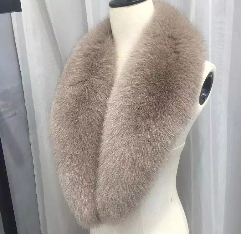 Long Wool Cashmere Coat With Removable Fox Fur Trims