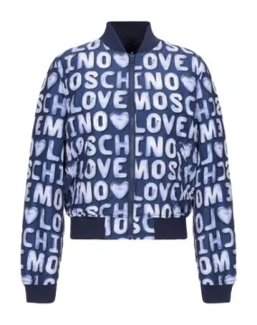 Love Moschino Women Jacket Blue 8 UK