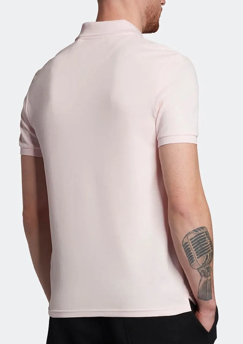 Lyle & Scott Casual Short Sleeve Polo Shirt Light Pink