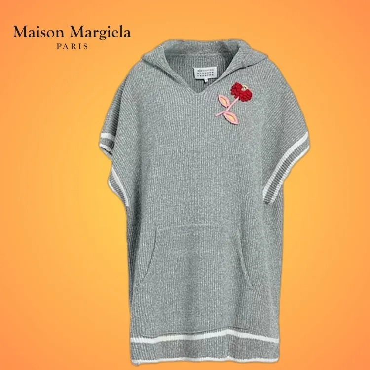 Maison Margiela  |Casual Style Nylon Bi-color Plain Cotton Short Sleeves