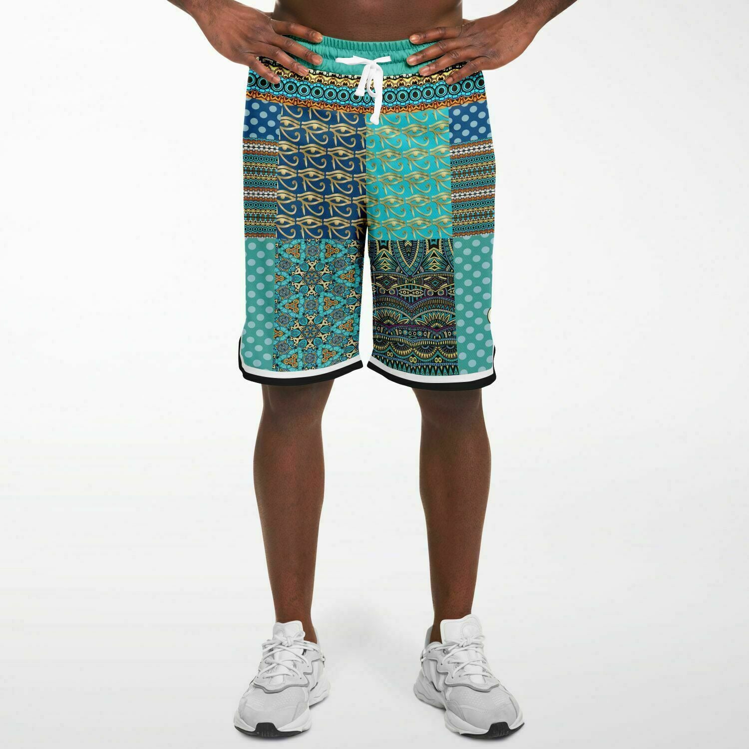 Many Blessings Horus Eye Basketball Shorts