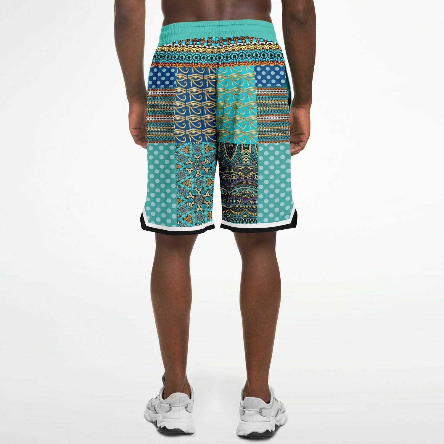 Many Blessings Horus Eye Basketball Shorts