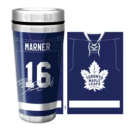 Maple Leafs Marner Jersey Travel Mug