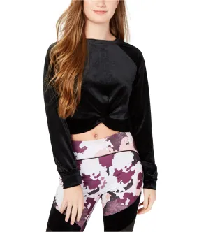 Material Girl Womens Twist-Front Pullover Sweater