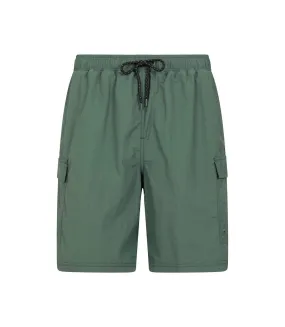 Mens shoreline cargo board shorts khaki green Mountain Warehouse