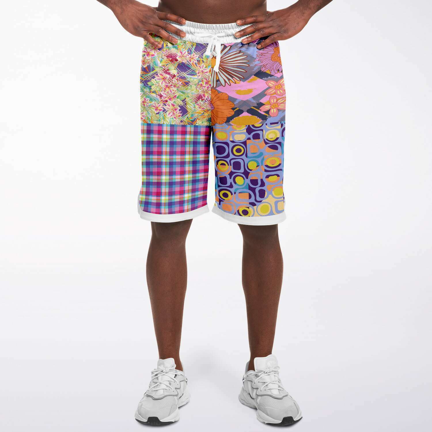 Mercury Retrograde Patchwork Basketball Shorts