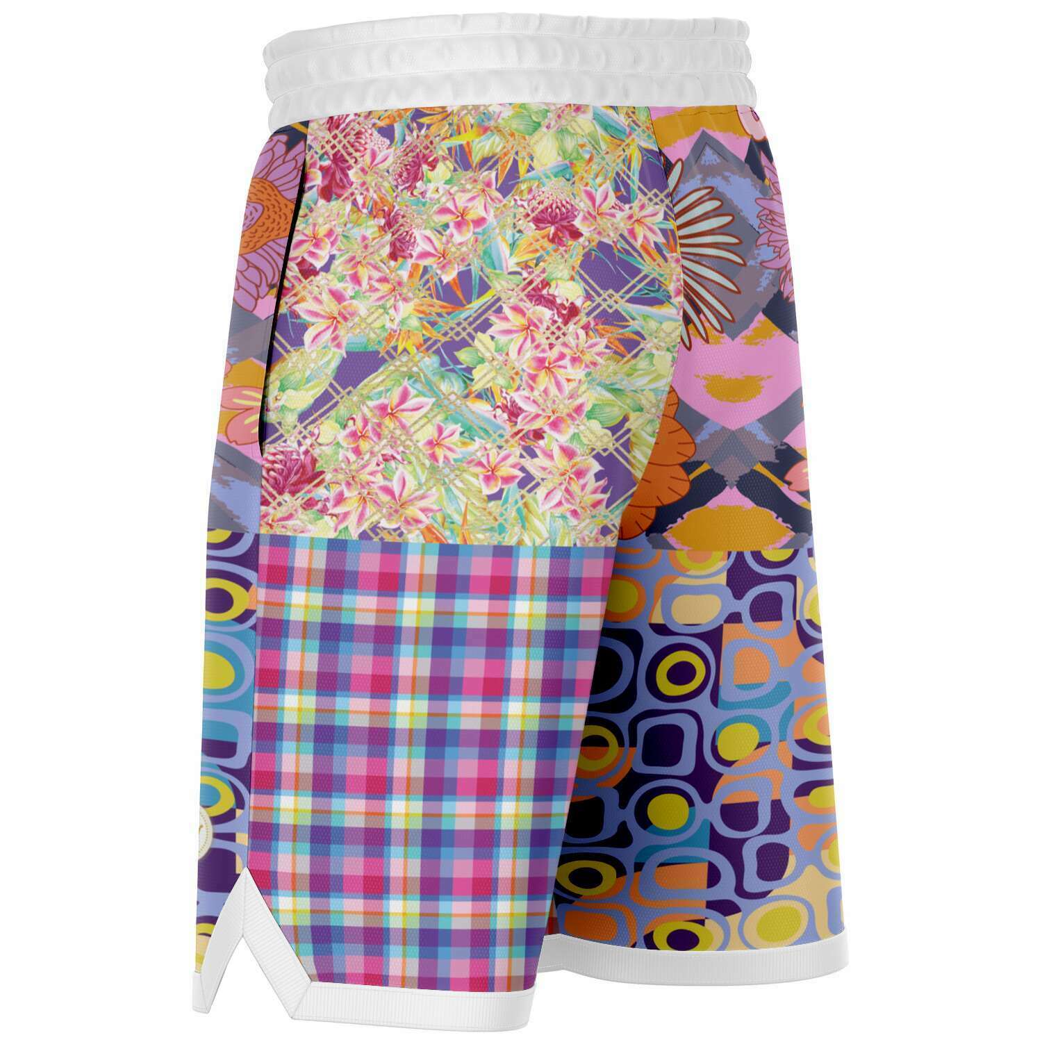 Mercury Retrograde Patchwork Basketball Shorts