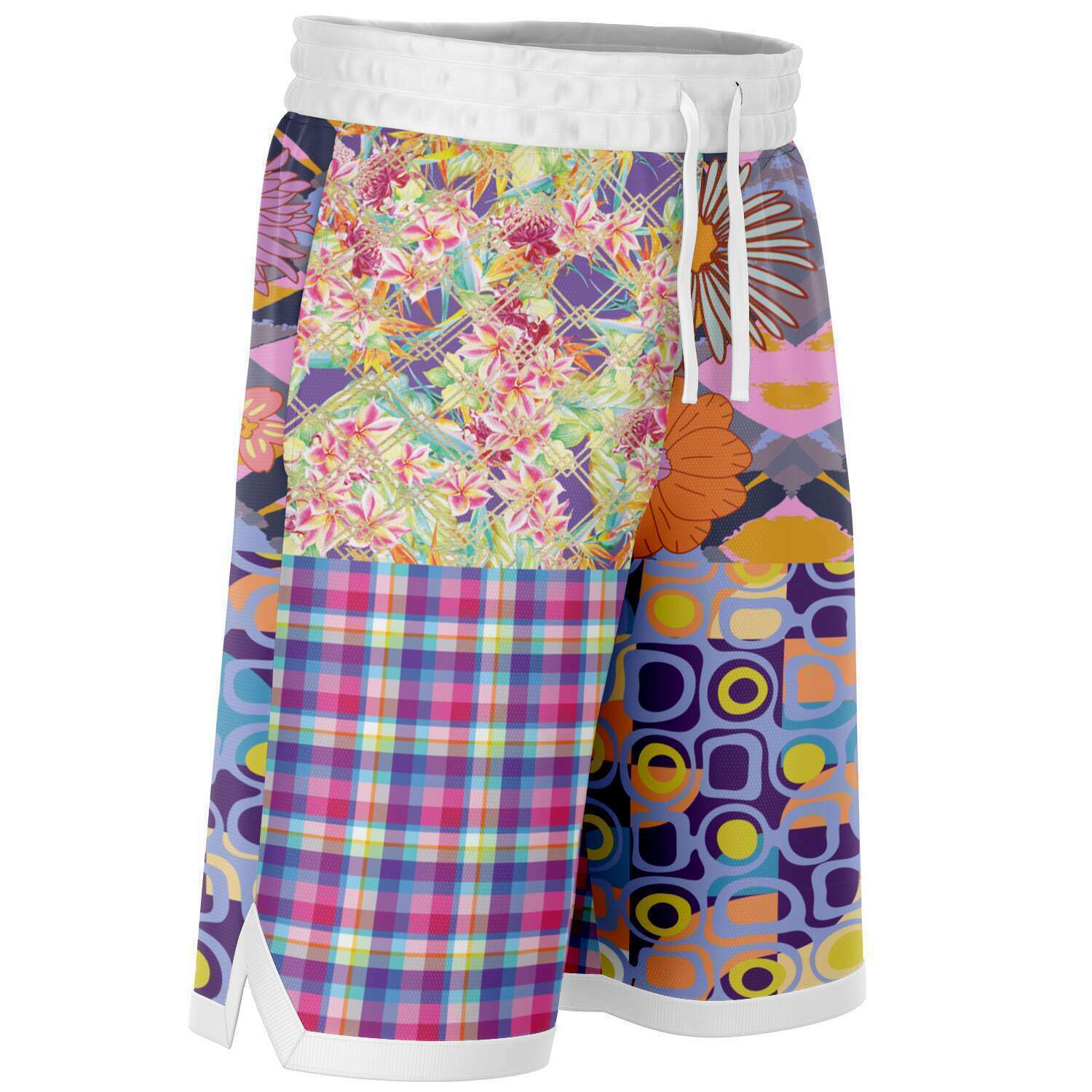 Mercury Retrograde Patchwork Basketball Shorts