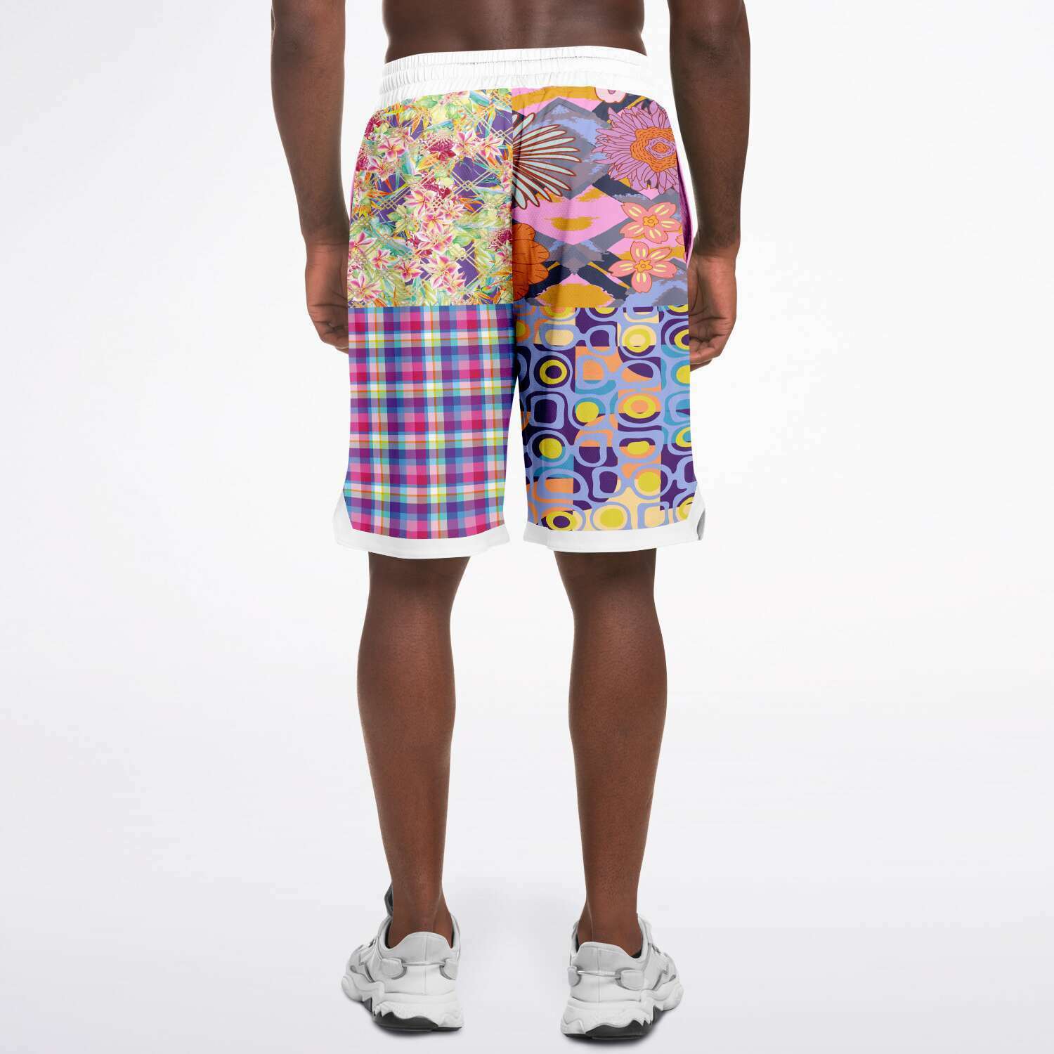 Mercury Retrograde Patchwork Basketball Shorts