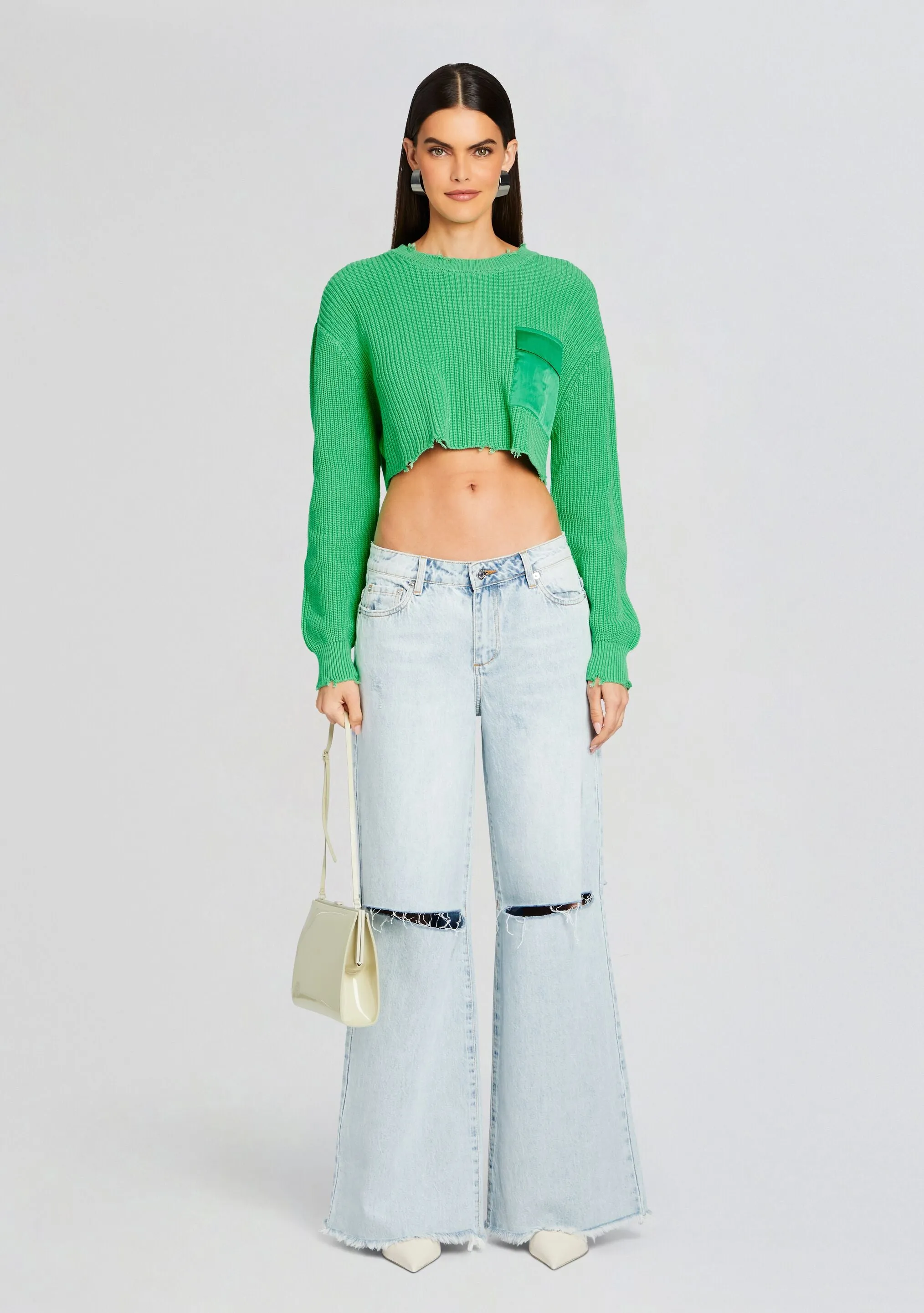 Mid Cropped Devin Sweater