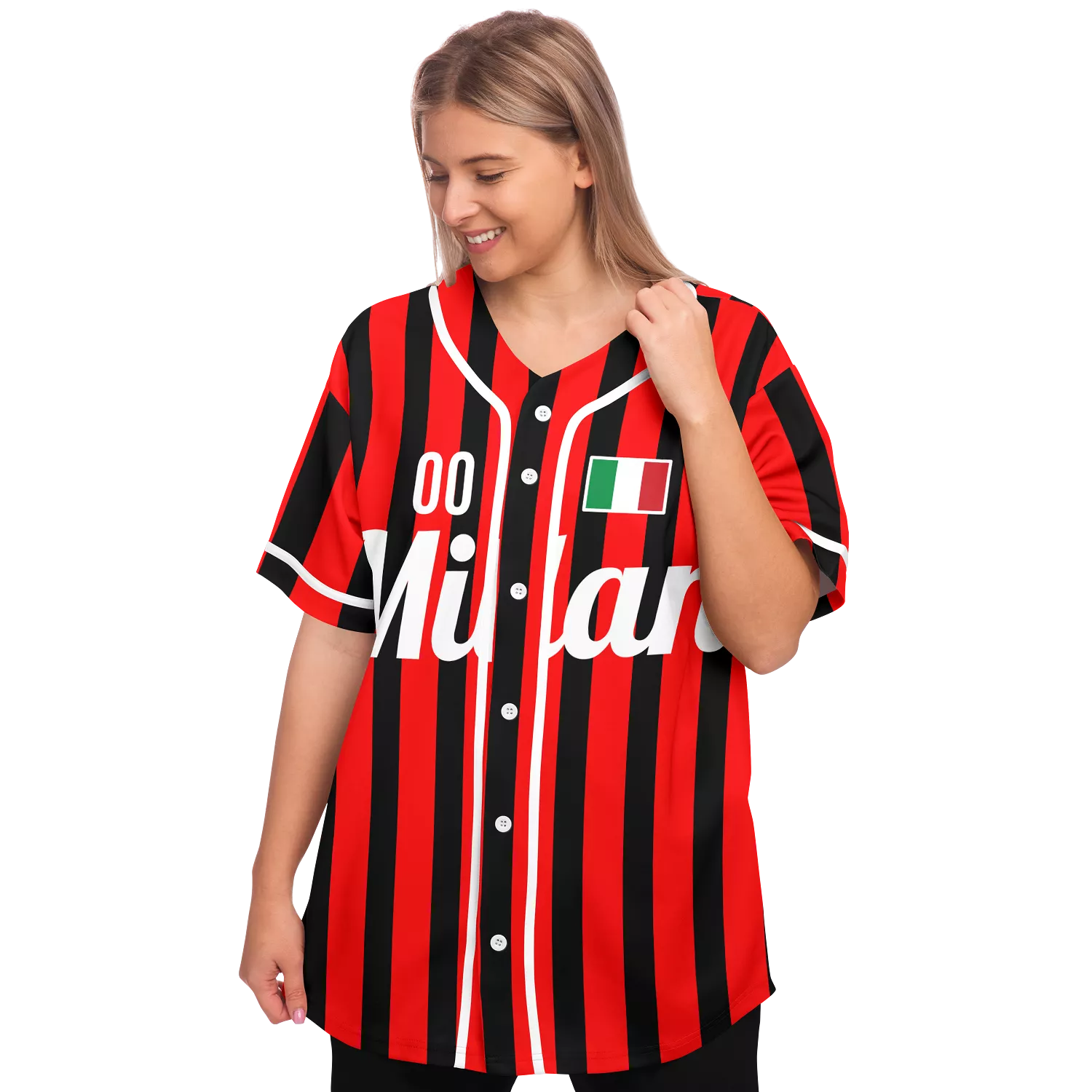 Milan Baseball Jersey - Custom Name + Number