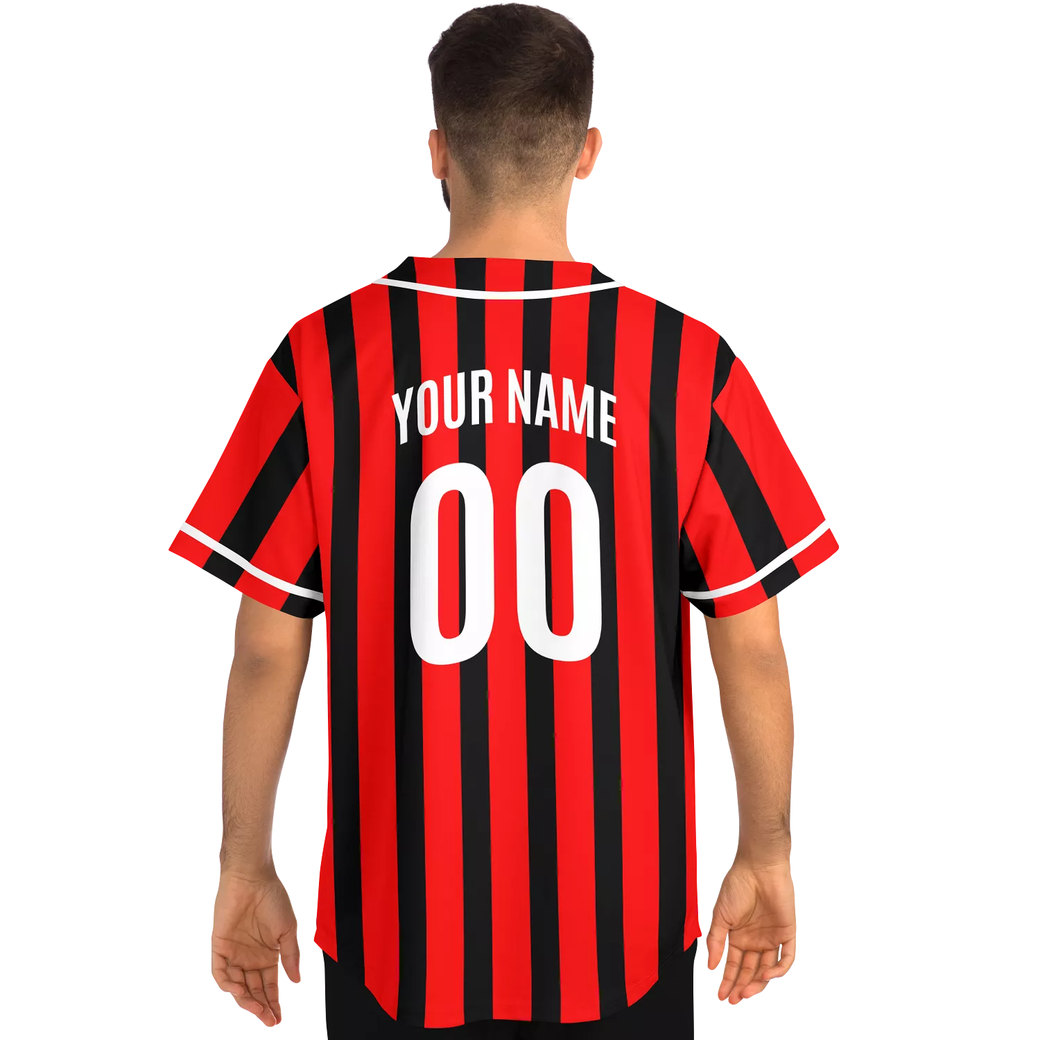 Milan Baseball Jersey - Custom Name + Number