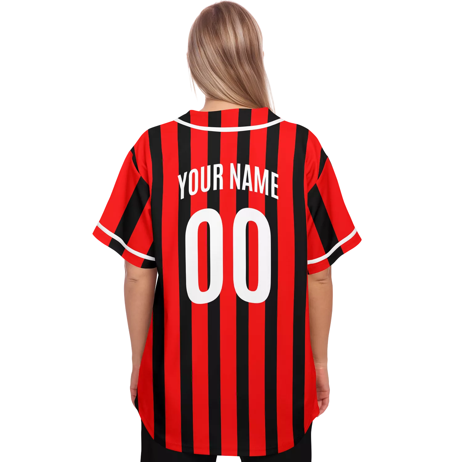 Milan Baseball Jersey - Custom Name + Number