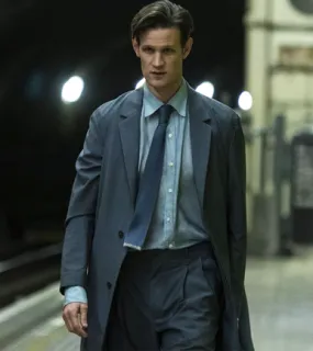 Morbius 2022 Matt Smith Grey Trench Coat