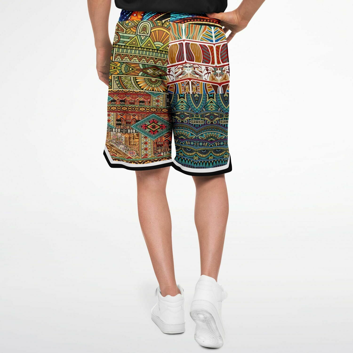 Mother Lode African Print Basketball Shorts