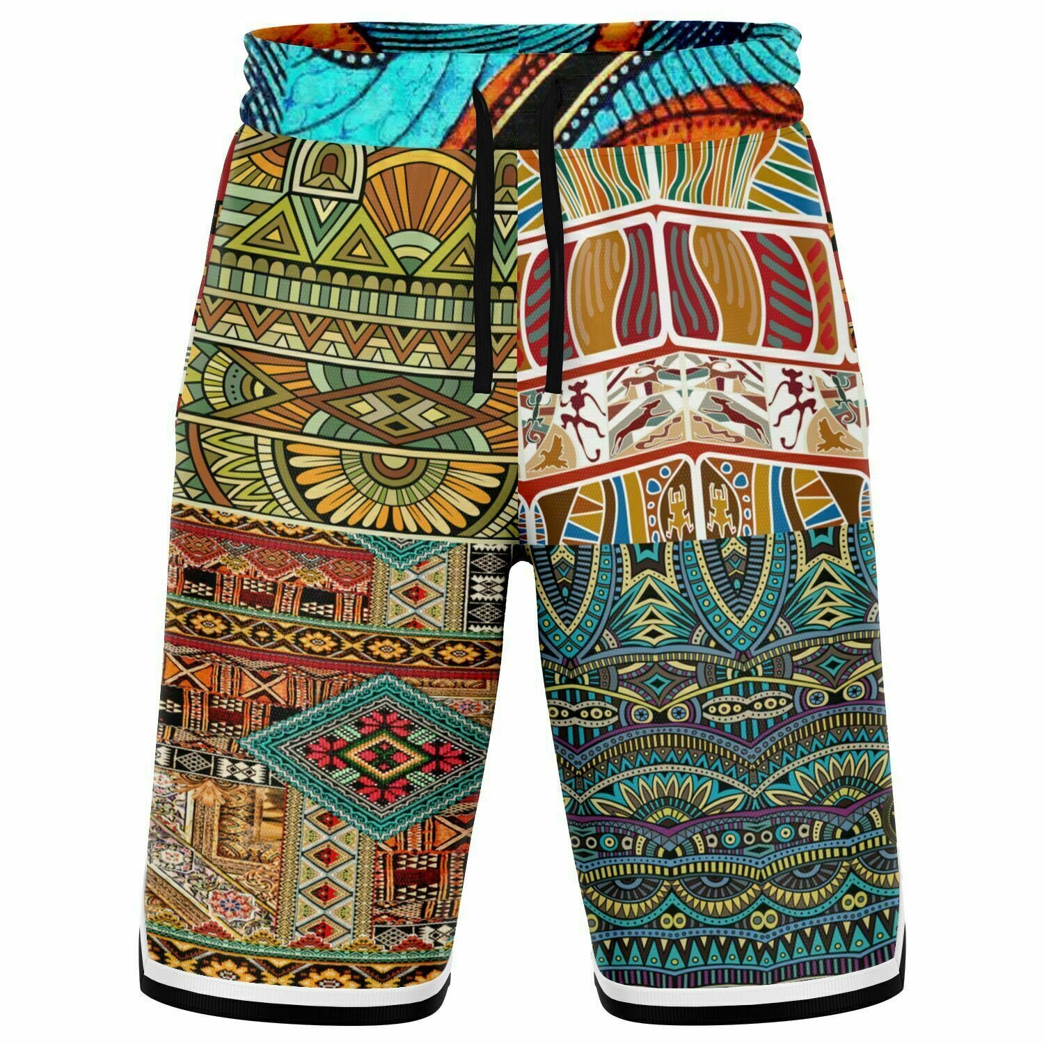 Mother Lode African Print Basketball Shorts