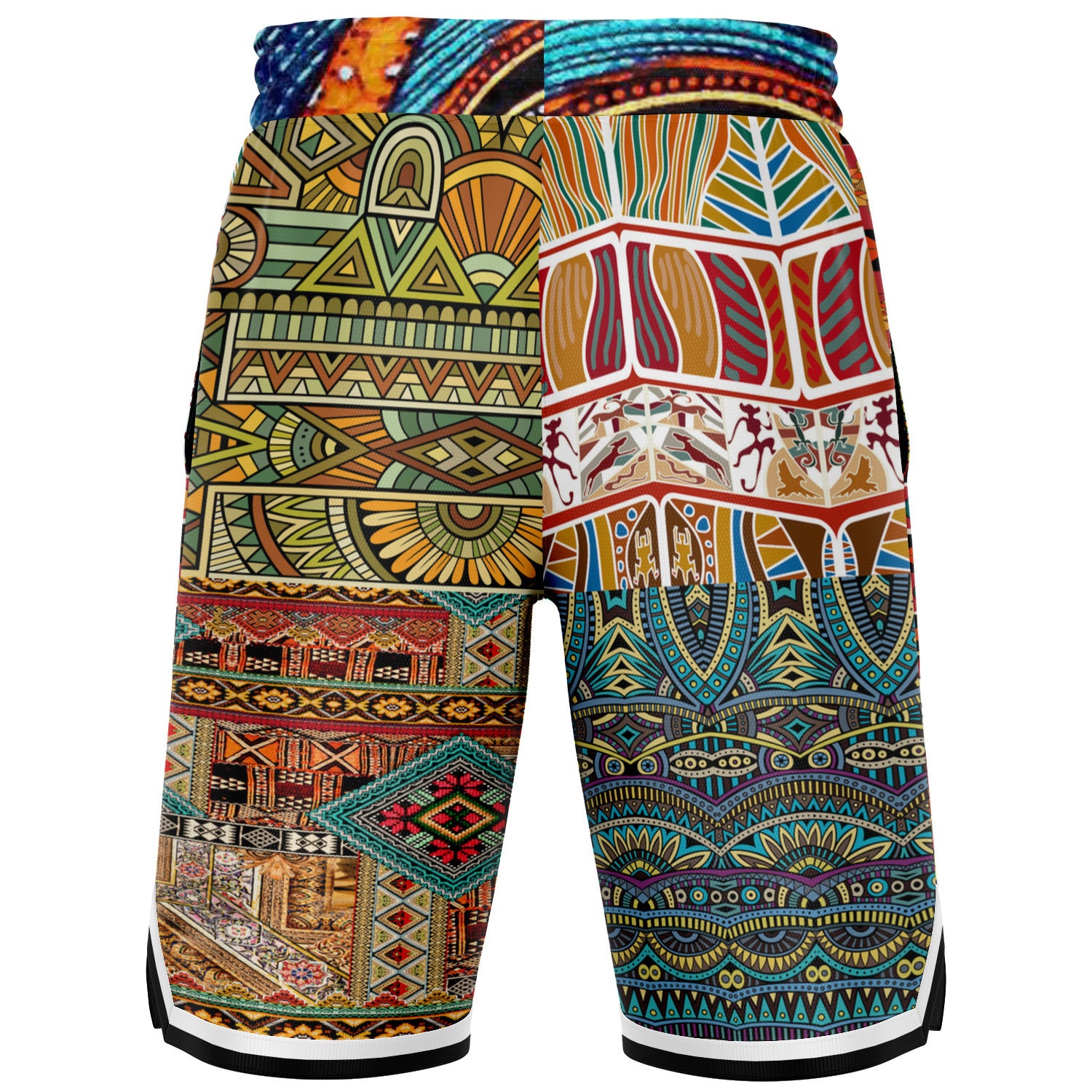 Mother Lode African Print Basketball Shorts