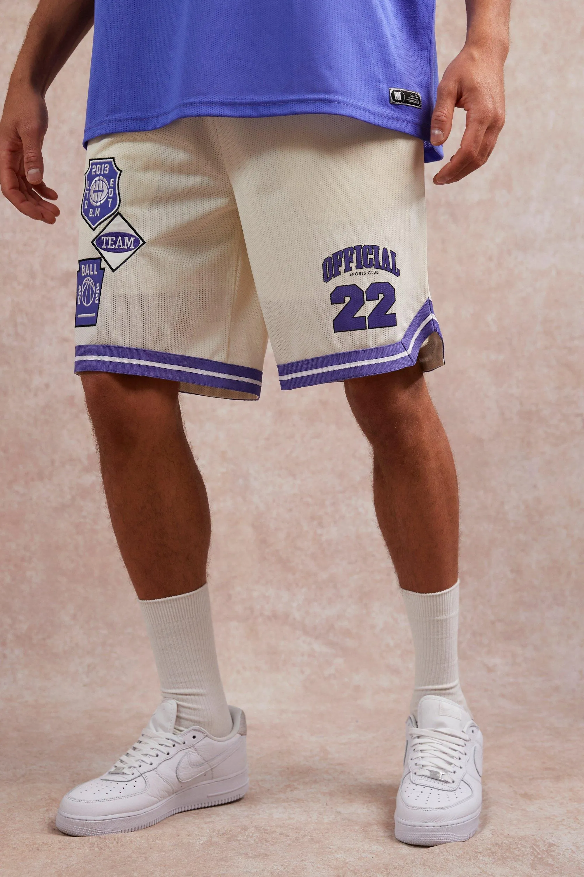 Official Mesh Varsity Basketball Shorts