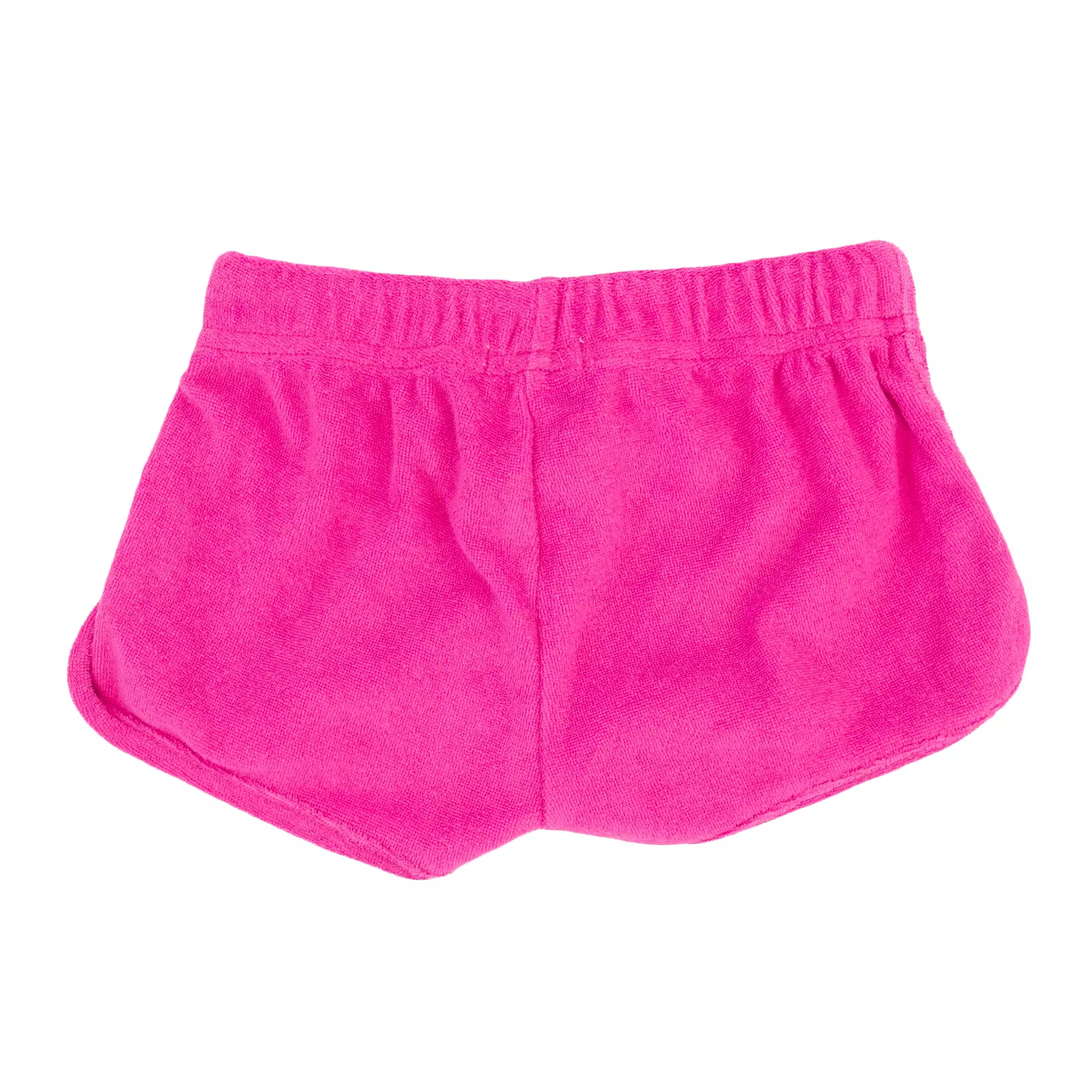 oh baby! Cotton Terry Drawstring Shorter Track Shorts - Cotton Candy