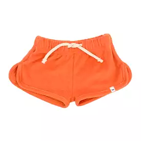 oh baby! Cotton Terry Drawstring Shorter Track Shorts - Dreamsicle