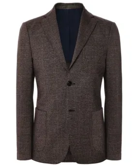 Pal Zileri Beige Wool Jacquard Blazer | Jules B