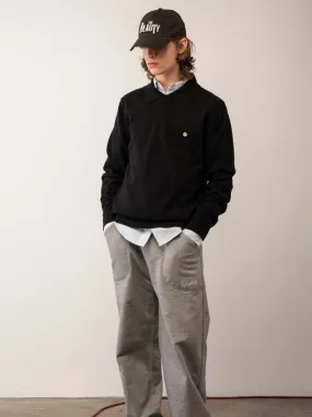 Polo Sweater - Black