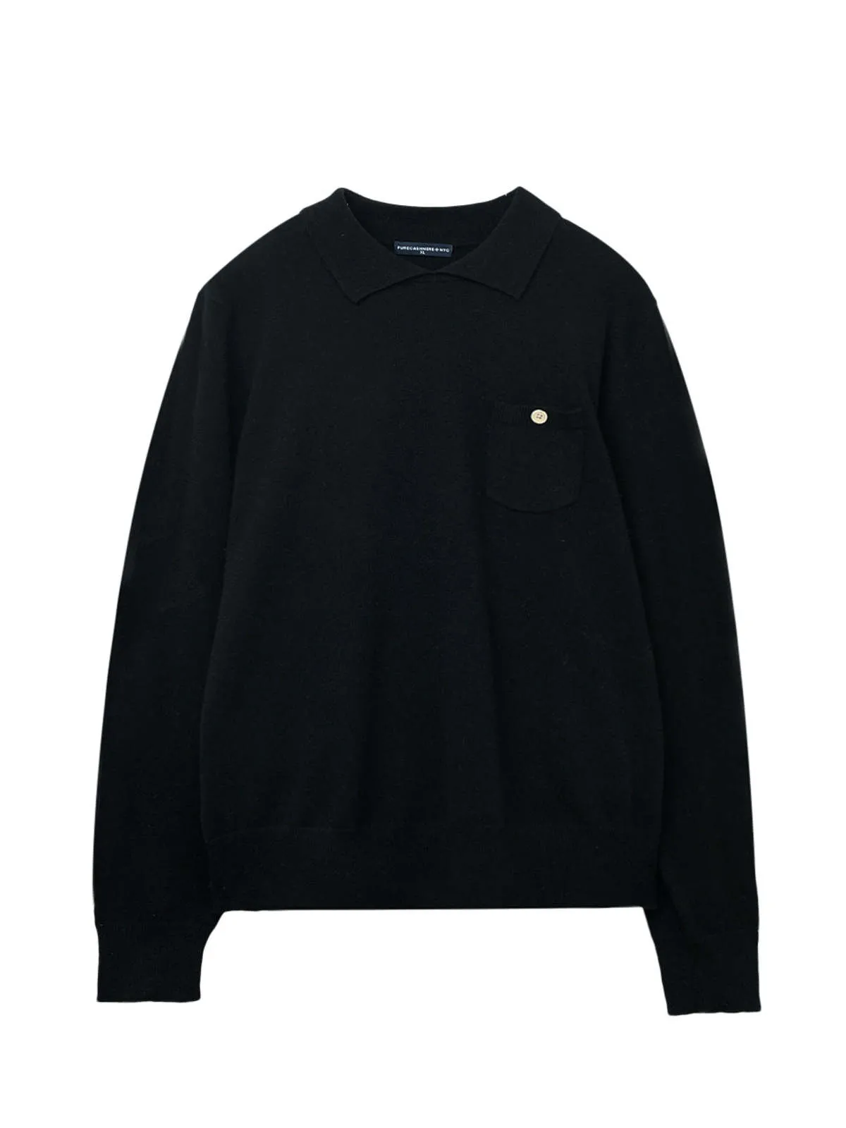 Polo Sweater - Black