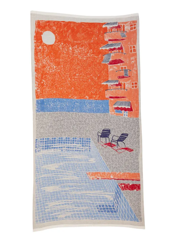 Pool Scarf Orange 