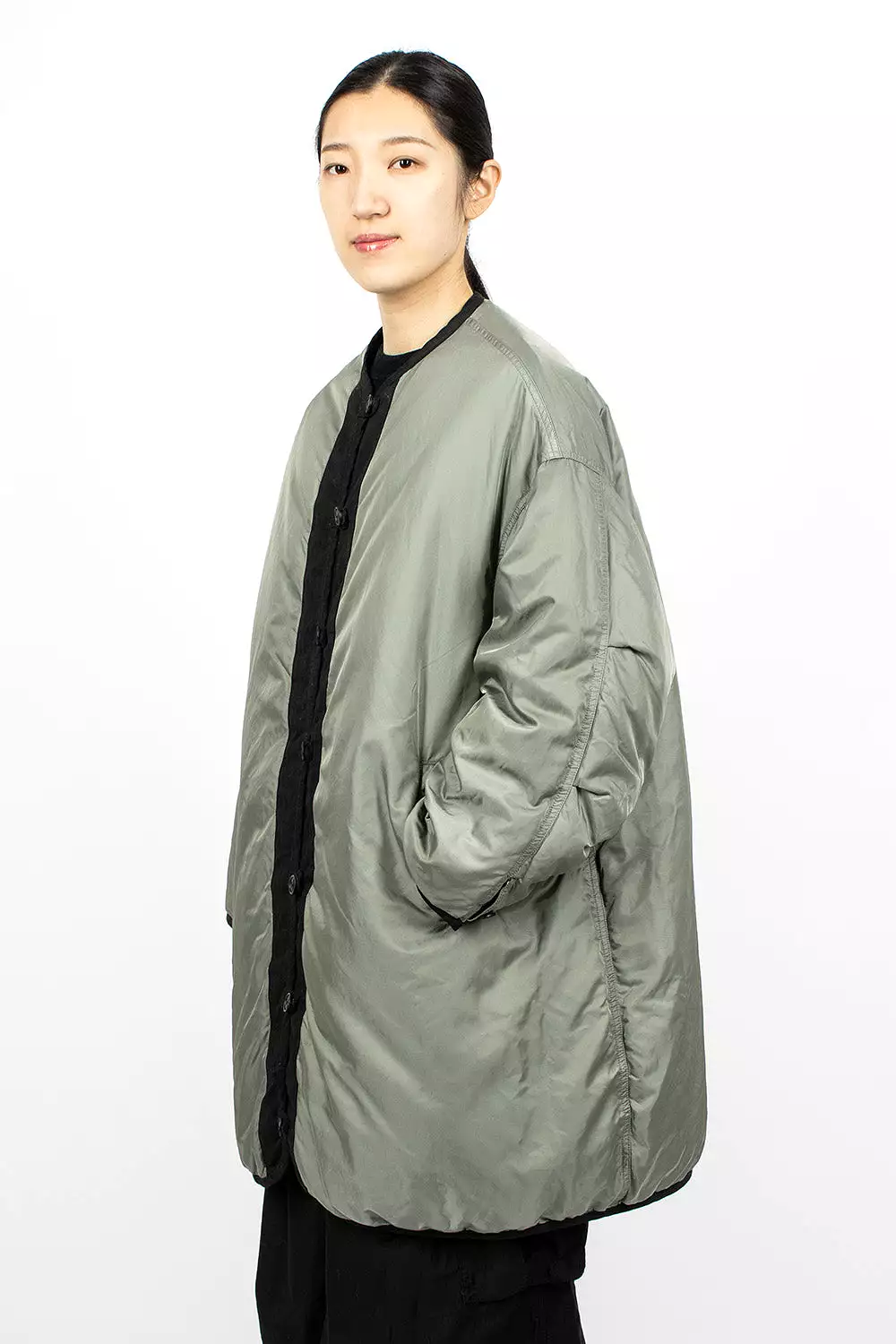 Reversible Liner Coat Black/Grey