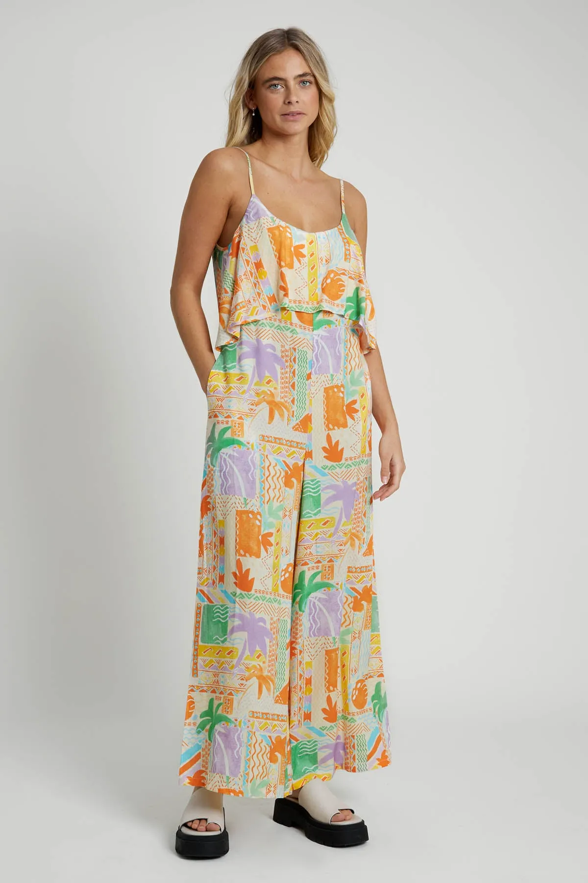 RICO PRINTED JUMPSUIT