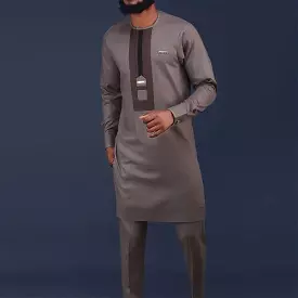 Round Neck African Clothing Outfit Set