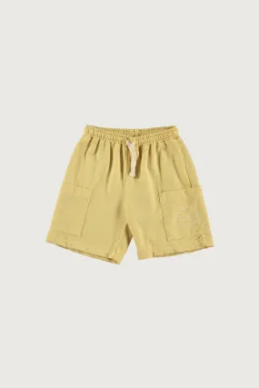 S013-YELLOW SWEATSHIRT SHORTS-Sahara Sun