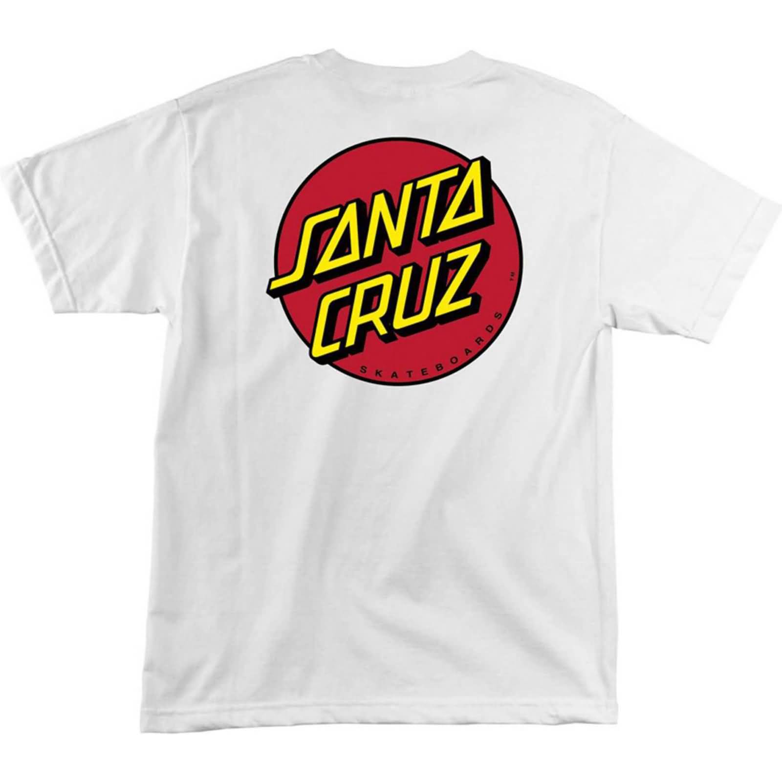 Santa Cruz Classic Dot Regular Youth Short-Sleeve Shirts (Brand New)