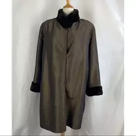 Sheared MinkNylon Reversible Coatrev