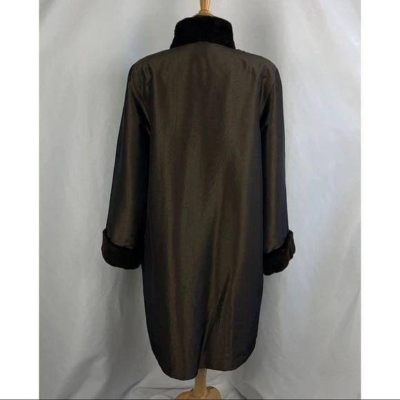 Sheared MinkNylon Reversible Coatrev