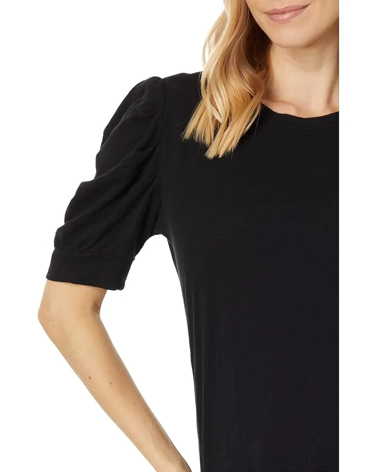 SHIRRED SLEEVE TEE