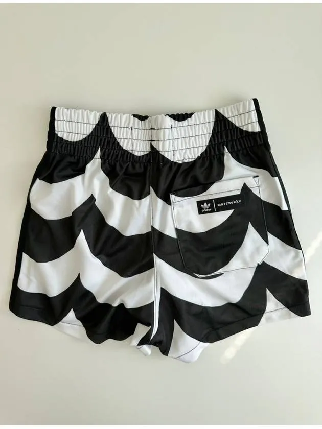 Shorts H20477 Black White WOMENS