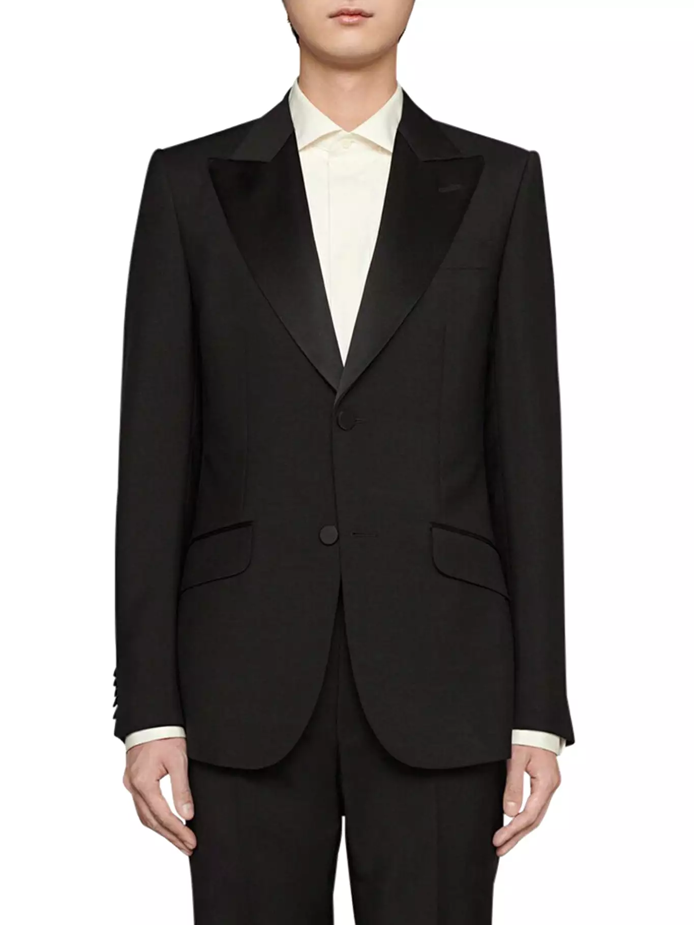 Slim fit mohair tuxedo