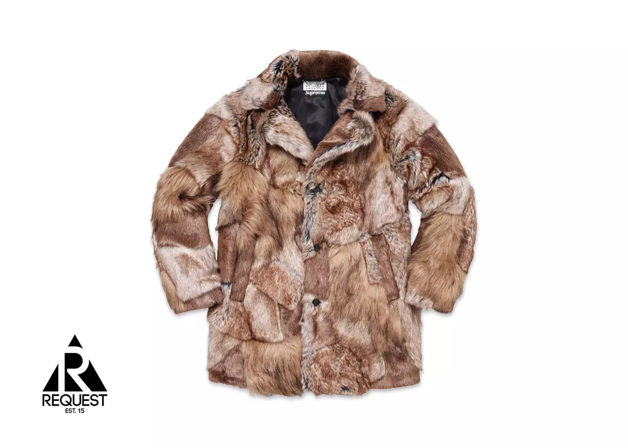 Supreme MM6 Maison Margiela Patchwork Faux Fur Coat