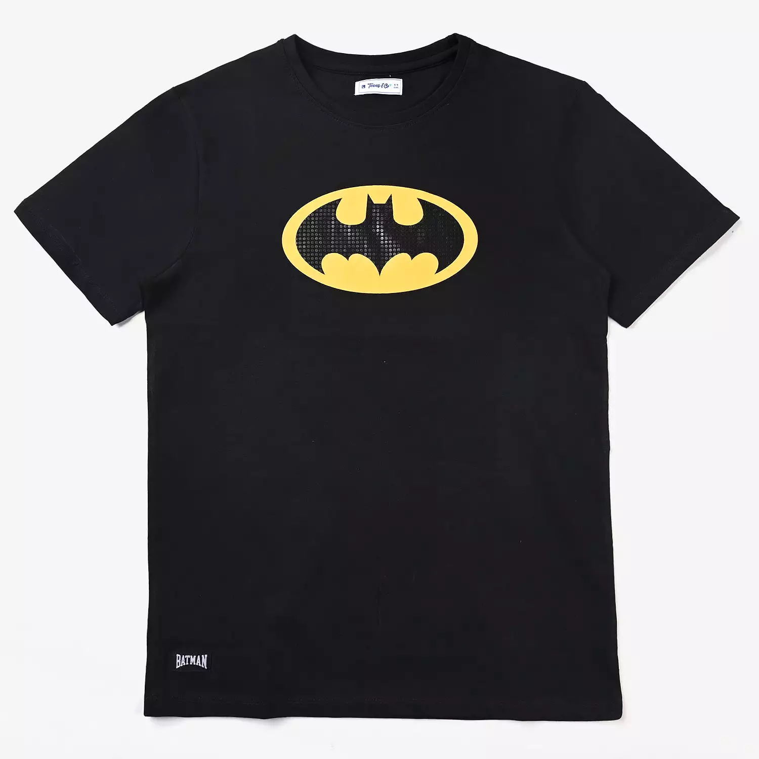 Teens Boys Cotton Jersey Tees H/S Character-BLACK