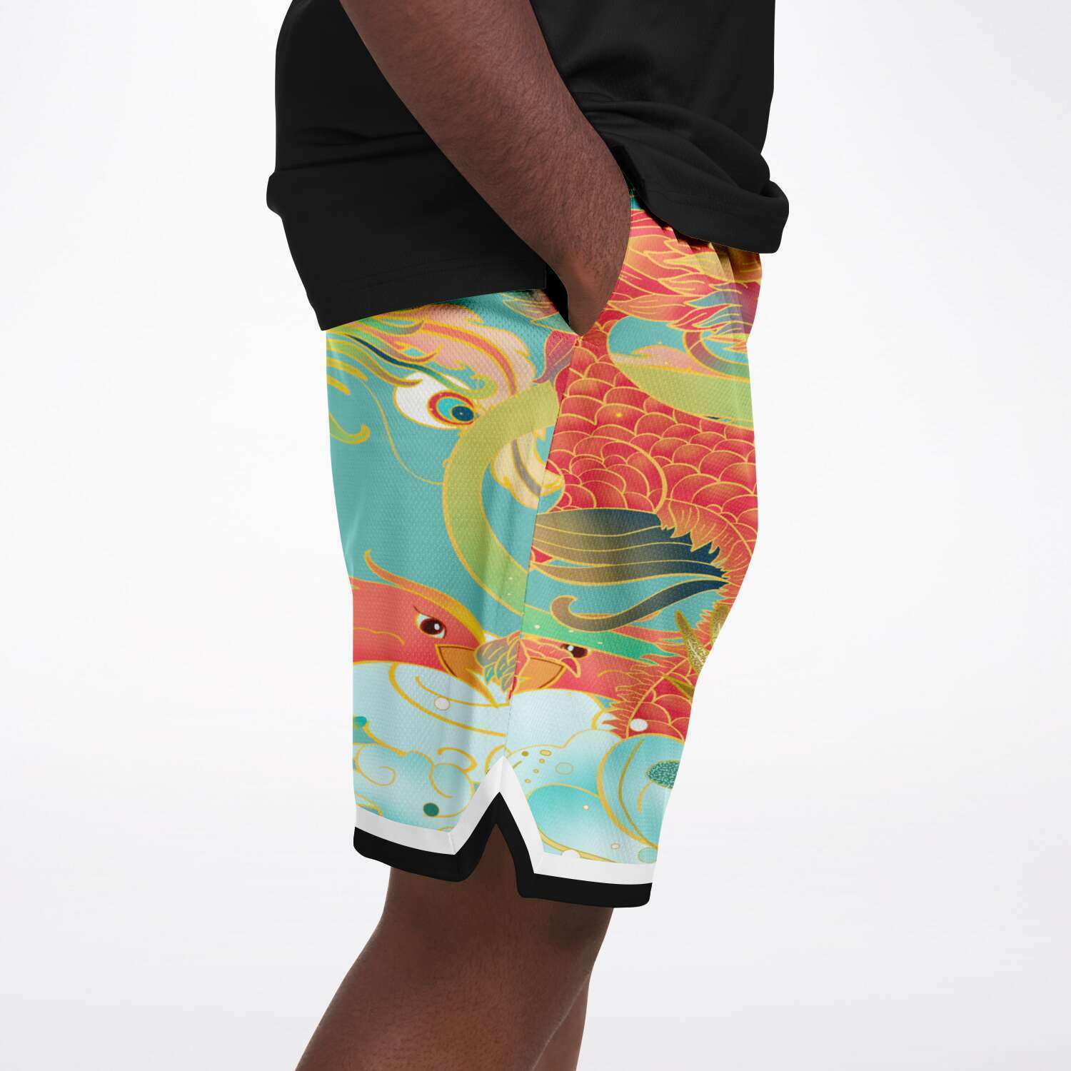 The Koi Dragon Basketball Shorts