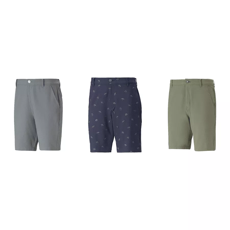 Three Pack Puma AP Golf Shorts - MASTERS SPECIAL