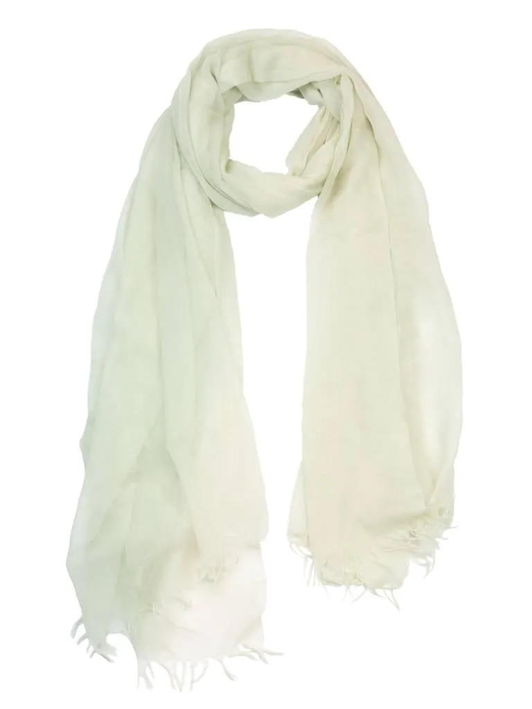 Tissue Woven Scarf Chalk 