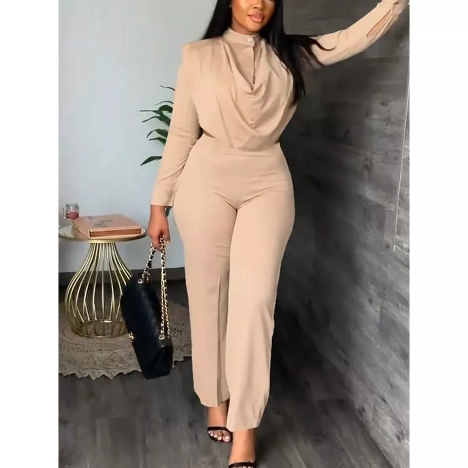 Turtleneck Long Sleeve and Pant Set