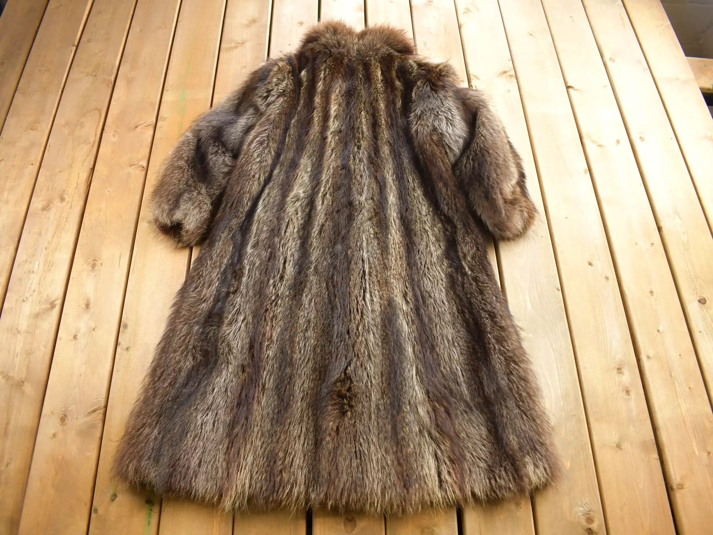 Vintage 1970s Full Length Multi Brown Mink Fur Coat / Vintage Mink Jacket / Authentic Fur / Made In USA / True Vintage