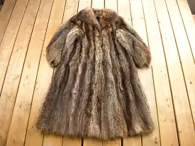 Vintage 1970s Full Length Multi Brown Mink Fur Coat / Vintage Mink Jacket / Authentic Fur / Made In USA / True Vintage